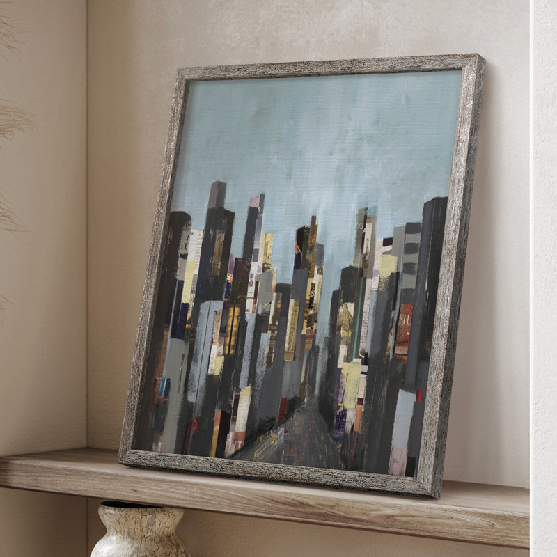 «City Beat», reproduction encadrée - bois massif, H 21 po x l 17 po