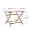 Table pliable 43,5 po