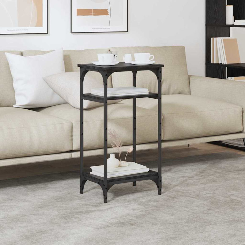 End Table, Black Oak