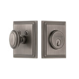 Carre Single Cylinder Deadbolt with Square Rosette