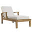 Marina Teak Chaise Lounge with Cushion-1059874824
