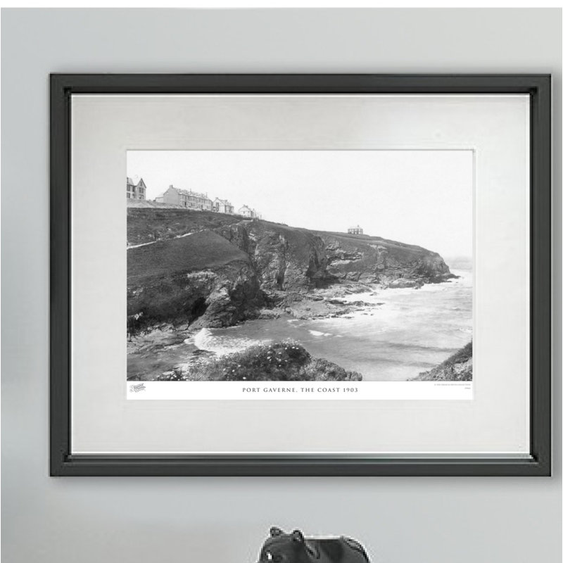 Port Gaverne, The Coast 1903 - Single Picture Frame Print, 45cm H x 60cm W x 2.3cm D