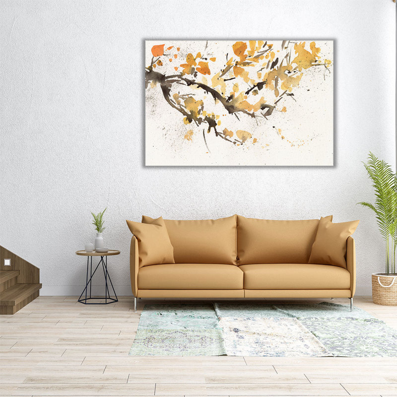 «Watercolor Tree Branch I», reproduction d'art sur toile, H 12 po x l 18 po