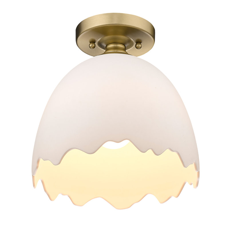 Shell Semi Flush Mount