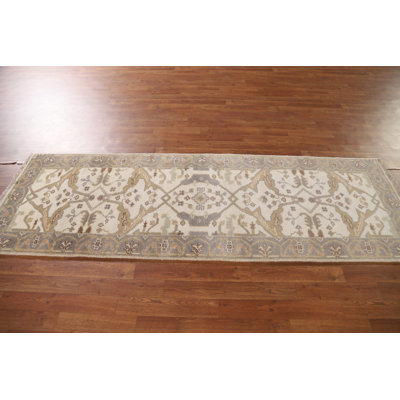 All-Over Oushak Oriental Runner Rug 3x8