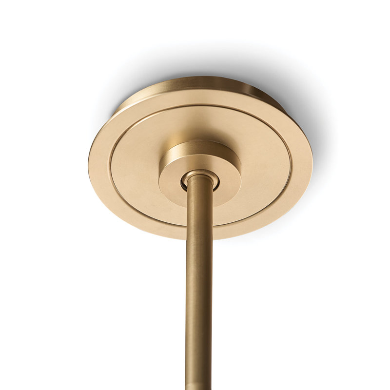 Dixon Pendant (Polished Nickel), Natural Brass