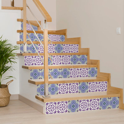 4'' W x 4'' L Vinyl Peel and Stick Mosaic Tile