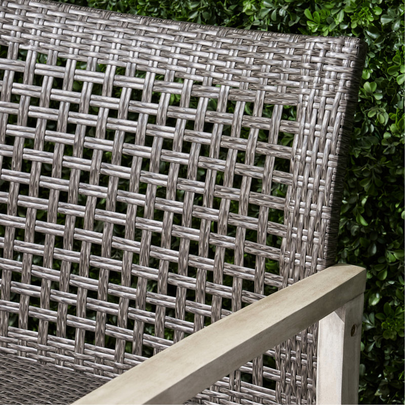 Backyard Grey , Wood Frame With Iron Accents, Weather- Construction Outdoor In Grey, Base To Severe Weather, Gray