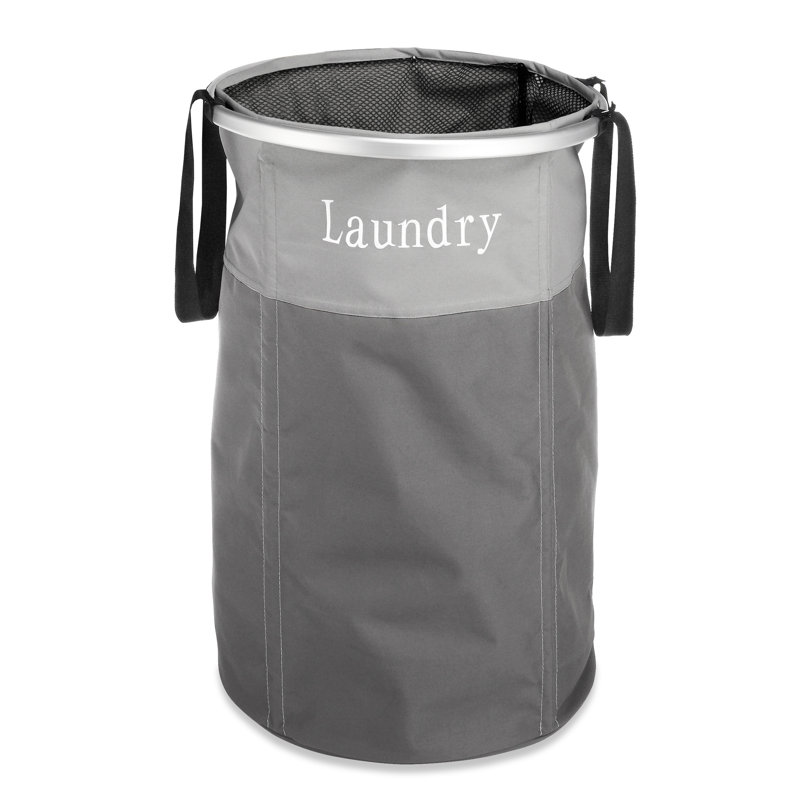 Easycare Round Laundry Hamper - Gray