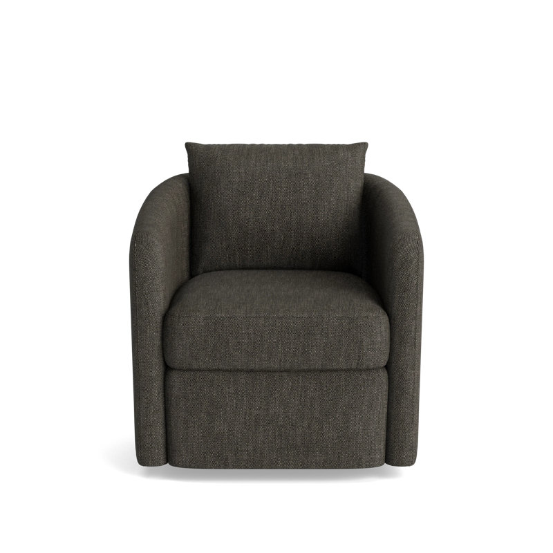 Astrid Swivel Chair, Performance Weave - Onyx