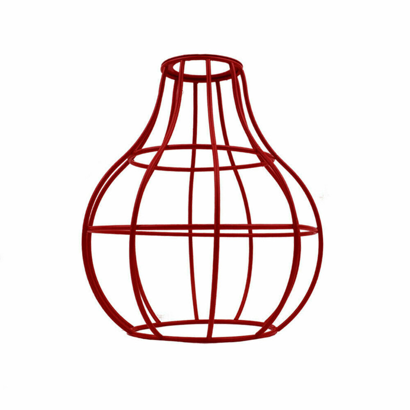 50.8cm H Metal Novelty Lamp Shade ( Uno ) in Red