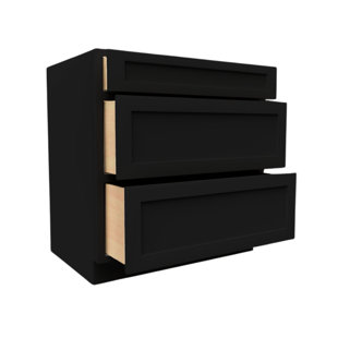 34.5'' H Plywood Drawer Base Cabinet Ready-to-Assemble