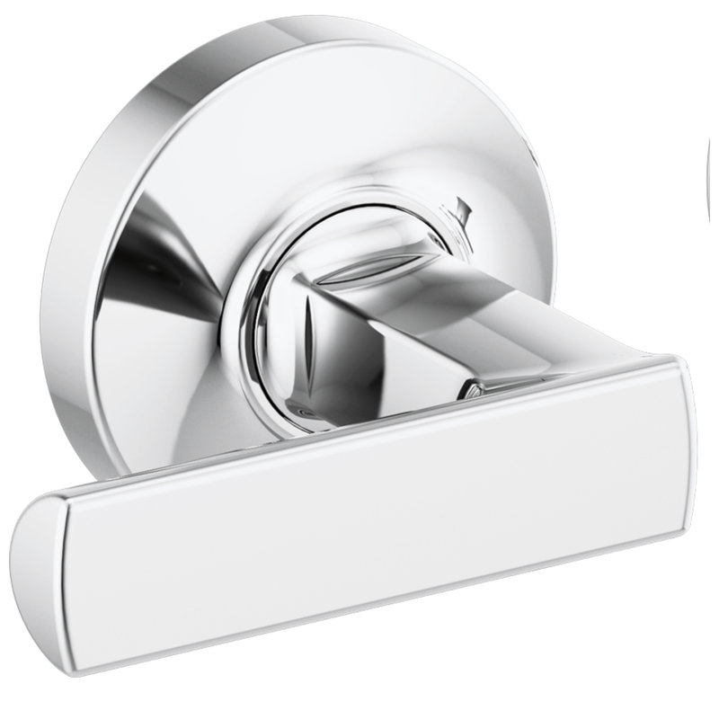 Kintsu® Two Handle Wall Mount Tub Filler, Polished Chrome, Lever