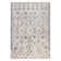 Francelino Low Shag Modern Farmhouse Ivory/Gray Performance Area Rug