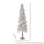 84' H Lighted Artificial Cypress Christmas Tree