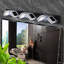 Meuble-lavabo moderne à 6 lumières à DEL à intensité variable, fer et acrylique, écoénergétique, 36 W, 100 - 120 V, longueur 4,35 po, économie de noir, largeur 4,64 po,-66223093-66223099