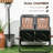 34.5 Gallons Polypropylene Outdoor Tumbler Composter
