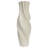Modern Stoneware Vase with Sculptural Swirl Design - Decorative White Table Vase for Contemporary Living Room, Bedroom, or Office Decor - 20" Tall Elegant Accent for Floral Arrangements or Standalone Display-1030542458