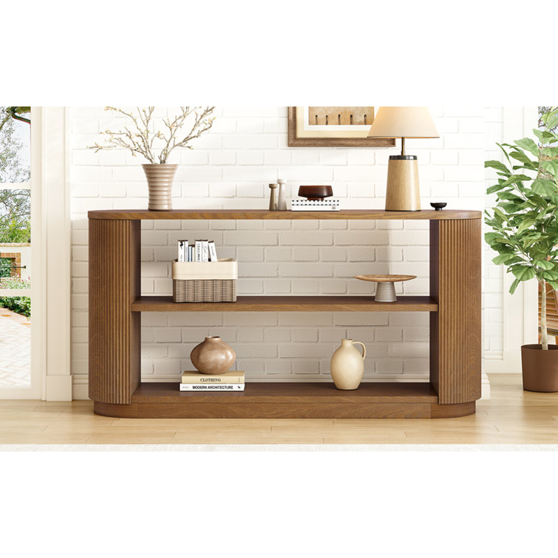 Table d'appoint Mirod Modern, Brun