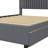 Upholstered Platform Bed with 2 Drawers and 1 Trundle, Classic Headboard Design-1223924941-1223924940