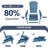 Outdoor HDPE Folding Adirondack Chair Set-1033144049