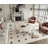 35" Cream Cloud Shaped Coffee Table