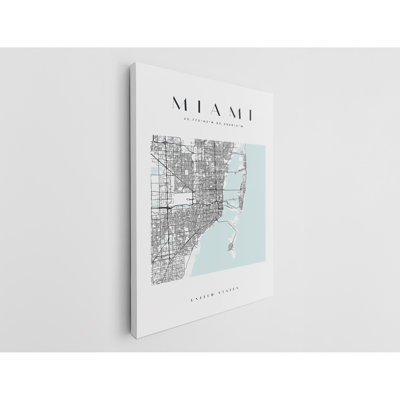 Impression sur toile Miami, États-Unis