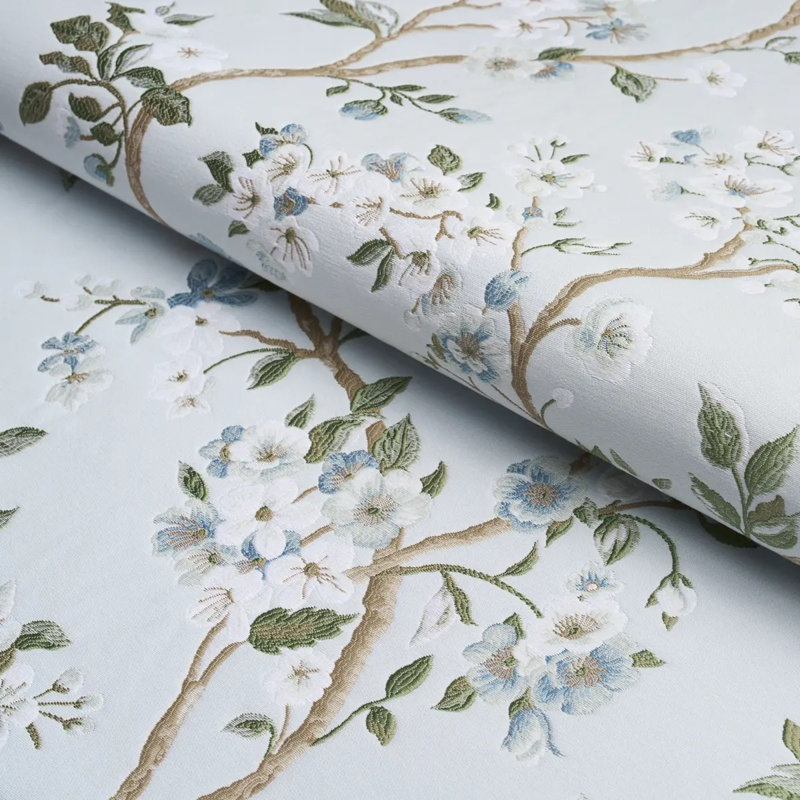 Cherry Blossom Fabric, Gold