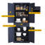Garde-manger 72 po avec tablettes réglables et grand tiroir, bleu marine-101174231