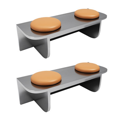Banc de restaurant moderne de style industriel