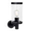 Black 290cm H Outdoor Armed Sconce