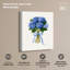 Impression sur toile Bouquet bleu II Décoration de mode moderne par-7323379-7323381