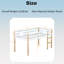 Wood Frame Twin Size Loft Bed With Ladder-568310418-568310413