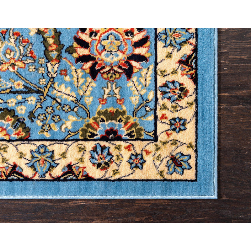 Tapis bleu Britannia, Tapis de couloir 2 pi 7 po x 10 pi