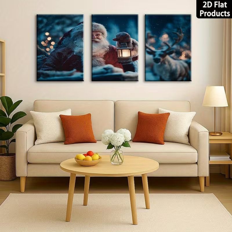 3 Piece Wrapped Canvas Print