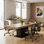 79"W Extendable Breakroom Table For 6-8 People