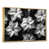 Toile avec cadre flottant or