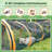 6-in-1 Tent Portable Playpen Enclosures with Tunnel for Cat Dog and Small Animals