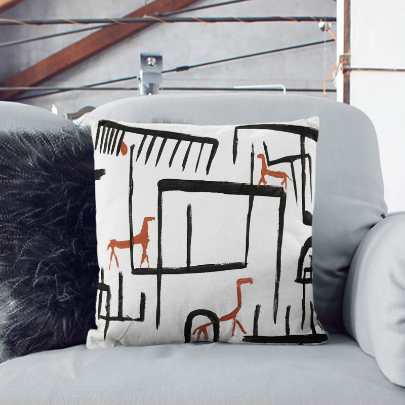 Square Cushion, 55cm H x 55cm W x 20cm D
