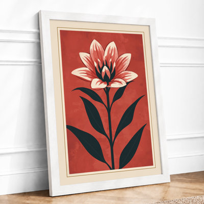 Stylized Bloom Botanical - Framed Print