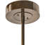 Luminaire suspendu cylindrique à 3 lumières