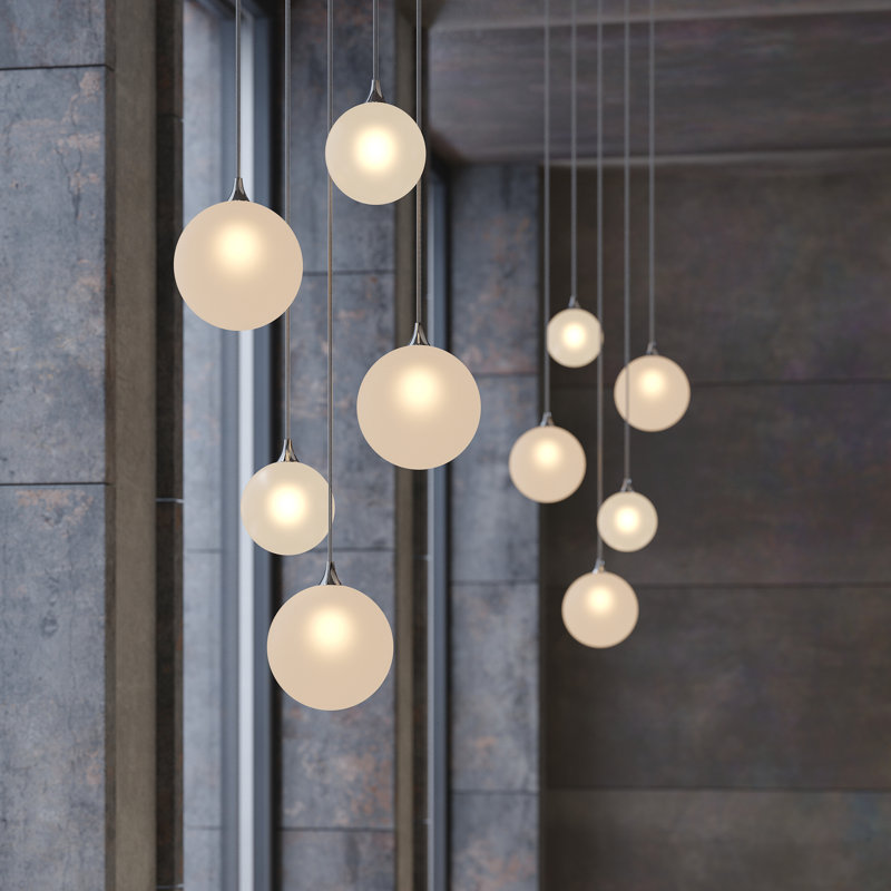 Perla 5 - Light Pendant, Chrome