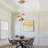 Nordic Gradient Glass 3-Light Globe Pendant Light