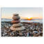 Zen Stones On The Beach - Wrapped Canvas Print-1732955637