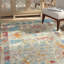 Tapis oriental bleu, orange et rouge Hartell-361983159