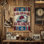 Tapisserie murale 24 po x 36 po Detroit Red Wings