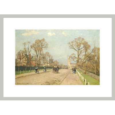 «The Road to Sydenham» par Camille Pissarro, impression giclée sur cadre