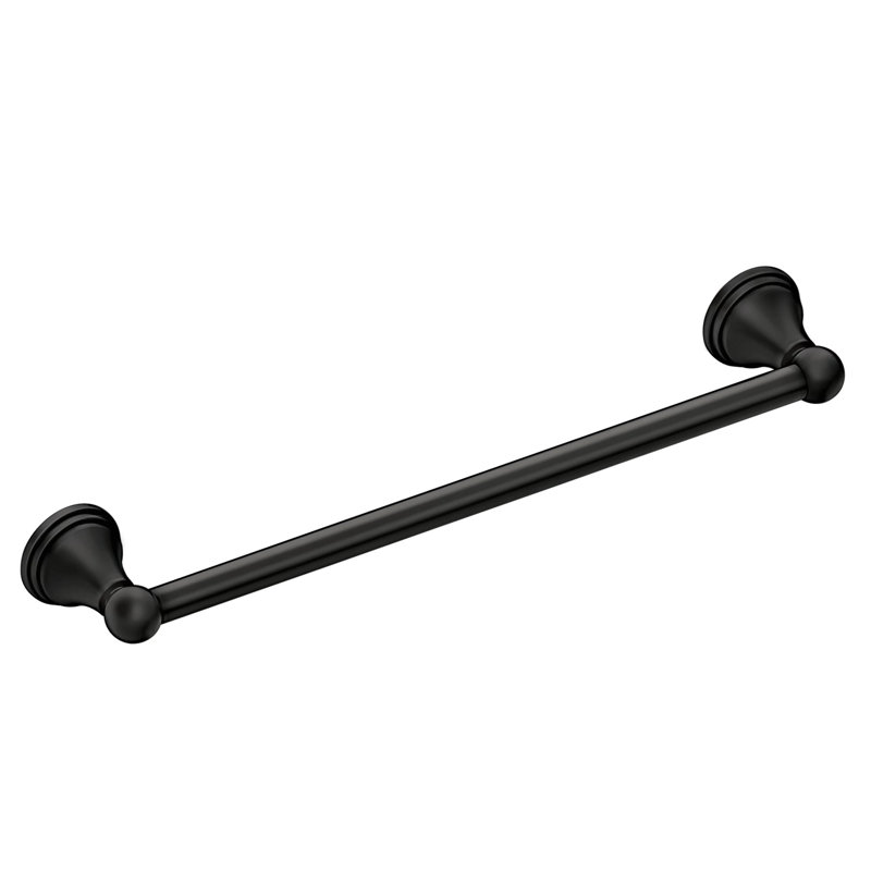 Barre à serviettes murale 24 "Preston, Noir mat, 24"