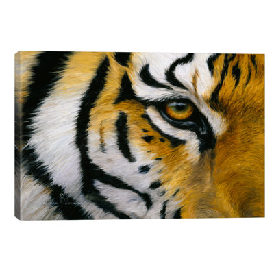 Eye Of The Tiger by Lucie Bilodeau - Wrapped Canvas Print
