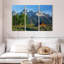 Grand Teton Mountains Barn Art, reproduction d'art sur toile-981743325
